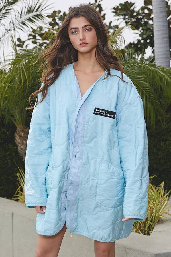 Graphic deals Oversized Jacket